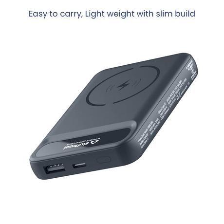 Stuffcool 10000 mAh Power Bank, PB9018W Grey-3