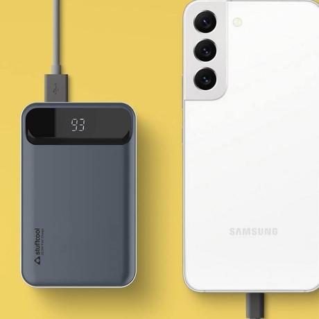 Stuffcool 10000 mAh Power Bank, PB9018W Grey-7