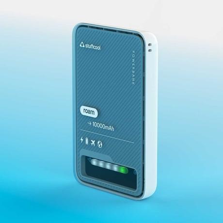 Stuffcool Roam 10000 mAh Mini Wired QCPD Power Bank, White-1