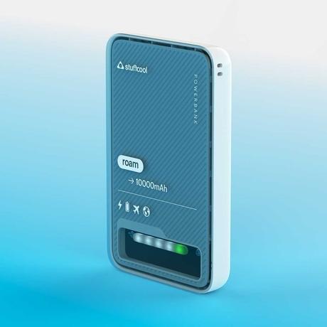 Stuffcool Roam 10000 mAh Mini Wired QCPD Power Bank, White-1