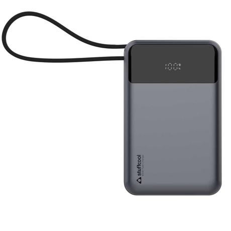 Stuffcool Giga 20000 mAh Power Bank with Type-C Cable, Black-2