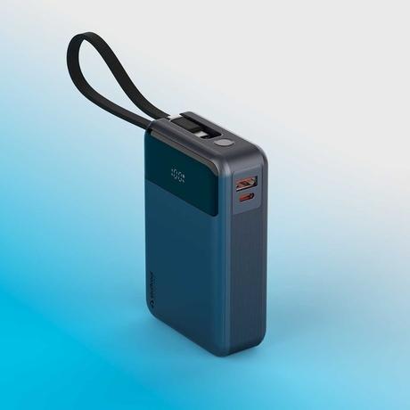 Stuffcool Giga 20000 mAh Power Bank with Type-C Cable, Black-7