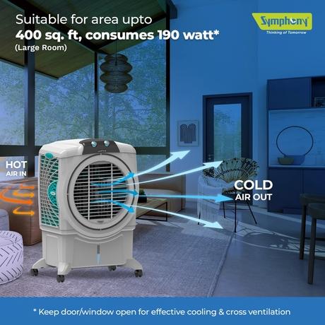Symphony Sumo 75XL Desert Air Cooler with i-Pure technology, 75 Litres-5