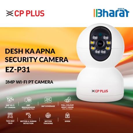 Buy CP Plus MP Wi-Fi Pan and Tilt Security Camera, EZ P31 at