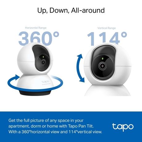 TP-Link Tapo C220 Pan/Tilt Smart Ai 2K 4Mp Qhd 1440P Home Security Wi-Fi Camera-3