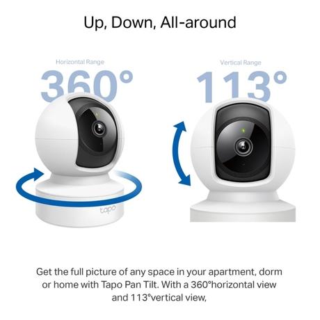TP-Link Tapo C212 2K Pan/Tilt Indoor Home Security Smart Wi-Fi Camera-2