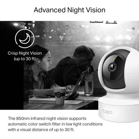 TP-Link Tapo C212 2K Pan/Tilt Indoor Home Security Smart Wi-Fi Camera-3