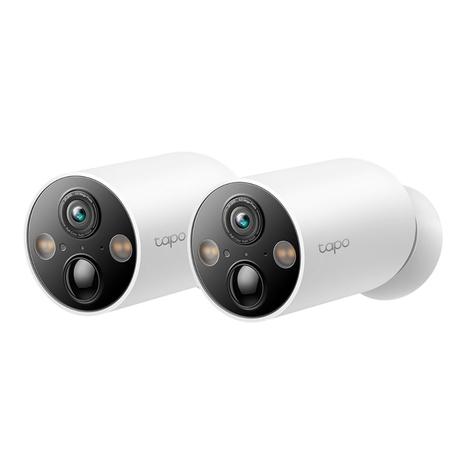 TP-Link Tapo C425 Pack of 2 Wire-Free Indoor/Outdoor 2K QHD 4MP 1440p Battery Powered Smart Security Camera-0