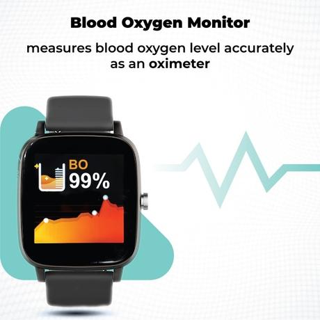 Buy Hammer Pulse Oximeter Unisex Smart Watch with Heart Rate