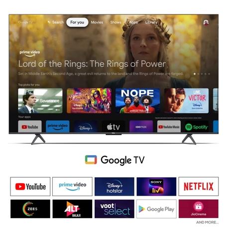 Buy TCL 139 cm (55 inches) 4K Ultra HD Smart QLED Google TV