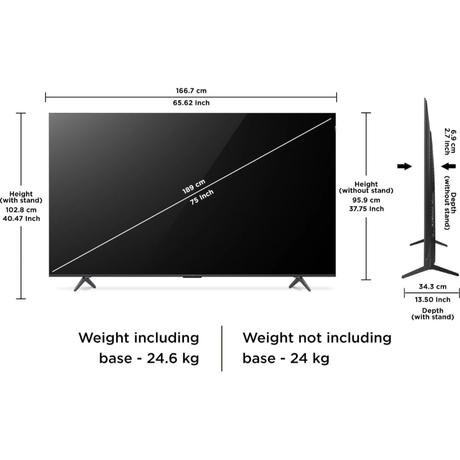TCL T89C 189 cm (75 inch) QLED Ultra HD (4K) Smart Google TV with HVA Panel, 75T89C-11