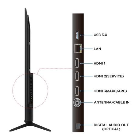 TCL 109.22 cm (43 inch) 4K UHD Google TV, 43V6C, Black-11