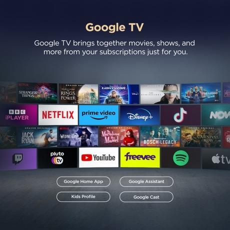 TCL 109.22 cm (43 inch) 4K UHD Google TV, 43V6C, Black-2