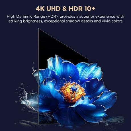 TCL 109.22 cm (43 inch) 4K UHD Google TV, 43V6C, Black-3