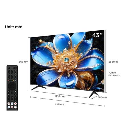 TCL 43T69D 109.22 cm (43 inch) QLED Google TV, Black-1
