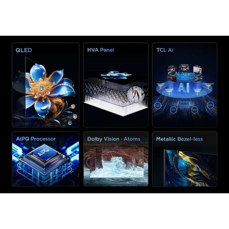 TCL 43T69D 109.22 cm (43 inch) QLED Google TV, Black-4
