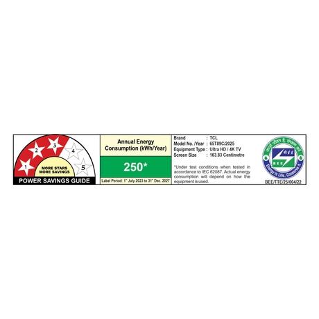 TCL 165 cm (65 inch) UHD QLED TV, 65T89C-18