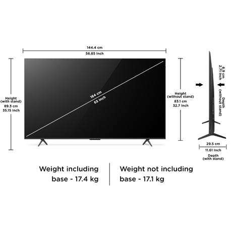 TCL 165 cm (65 inch) UHD QLED TV, 65T89C-2