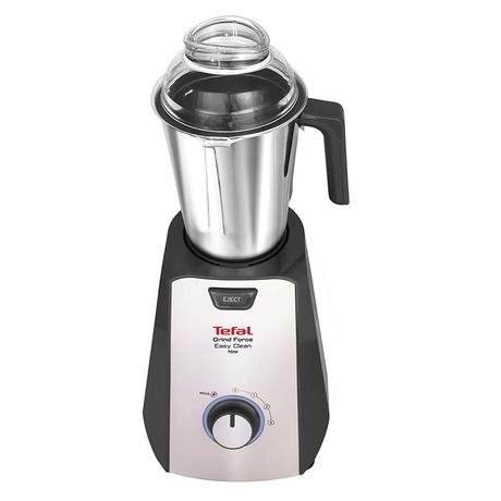 TEFAL Grindforce Easyclean 750 Watts Mixer Grinder, Coal and Silver Premium-0
