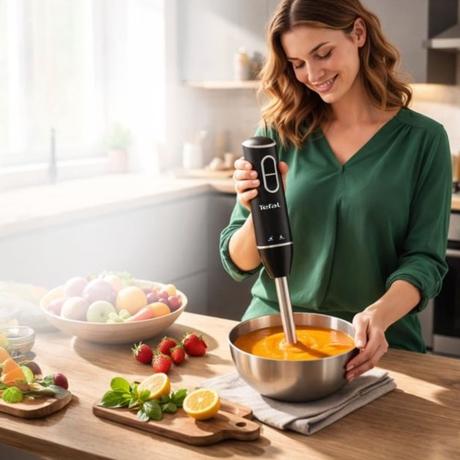 Tefal Easy Chef Hand Blender 600 W, Black-2