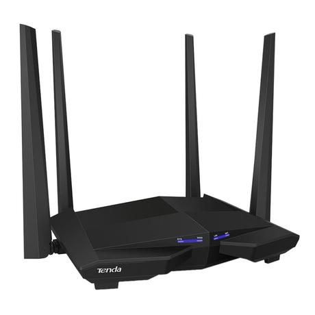Tenda AC10 AC1200 1 to 2 Gbps V1.0 Wireless Smart Dual-Band Gigabit WiFi Router, MU-MIMO, 4 Gigabit Ports, 867Mbps/5 GHz+ 300Mbps /2.4GHz, Support VPN Server, WiFi Schedule, (Black, Not a Modem)-2