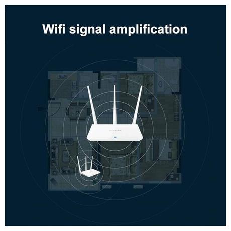 Tenda F3 300Mbps Wireless Router with 3 External Antennas - White-6