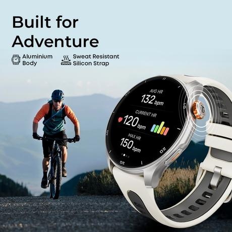Titan Celestor Smartwatch with Advanced GPS, Altimeter, Barometer & Compass, 3.6 CM AMOLED Display with AOD, Piezoelectric Functional Crown, Single Sync BT Calling Black Eclipse (Black)-4