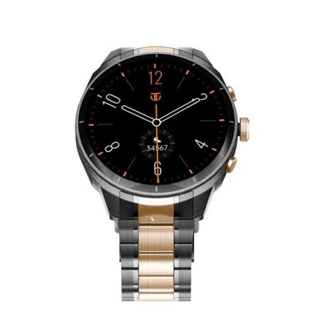 Titan Smart HERITAGE Smartwatch with 3.63 cm (1.43 inch) AMOLED Display, Black+Rose Gold-8
