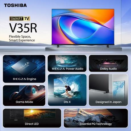 Toshiba 101.6 cm (40 inch) Full HD TV, 40V35RP-2