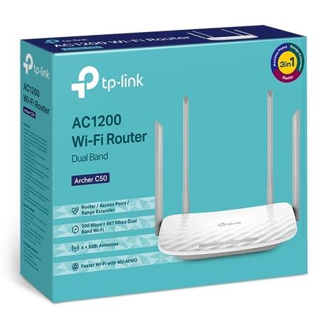 TP-Link Archer C50 AC1200 Dual Band Wireless Cable Router, Wi-Fi Speed Up to 867 Mbps/5 GHz + 300 Mbps/2.4 GHz, Supports Parental Control, Guest Wi-Fi, VPN-4