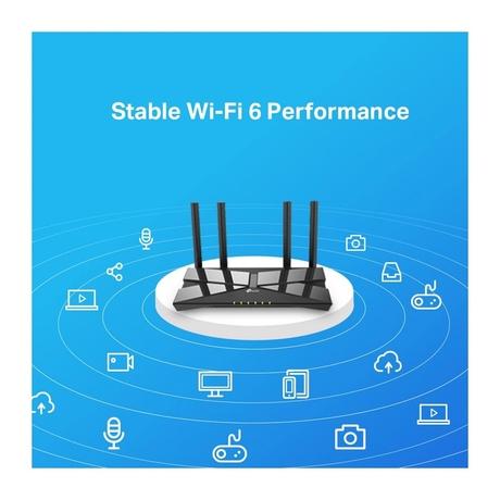 TP-Link WiFi 6 AX1500 Mbps Archer AX10,Smart WiFi,Triple-Core CPU, Gigabit, Dual-Band OFDMA, MU-MIMO, Compatible with Alexa, Wireless Router, Black-7
