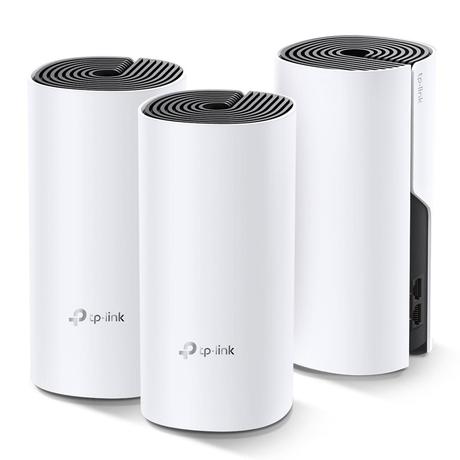 TP-Link Deco M4 (3-Pack) AC1200 Whole Home Mesh Wi-Fi System, Seamless Roaming and Speedy , Work with Amazon Echo/Alexa, Router and Wi-Fi Booster, Parent Control Router White-2