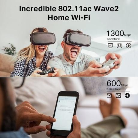 TP-Link Archer C80 AC1900 Dual Band Wireless, Wi-Fi Speed Up to 1300 Mbps/5 GHz + 600 Mbps/2.4 GHz, Full Gigabit, High-Performance WiFi, 1.2GHz CPU, MU-MIMO Router (Black)-6