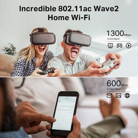 TP-Link Archer C80 AC1900 Dual Band Wireless, Wi-Fi Speed Up to 1300 Mbps/5 GHz + 600 Mbps/2.4 GHz, Full Gigabit, High-Performance WiFi, 1.2GHz CPU, MU-MIMO Router (Black)-6