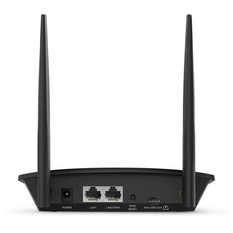 TP-Link TL-MR100 300Mbps 2.4GHz Wireless N 4G LTE, Wi-Fi N300, Plug and Play, Parental Controls, Guest Network, with Micro SIM Card Slot, WiFi Router, Black-2