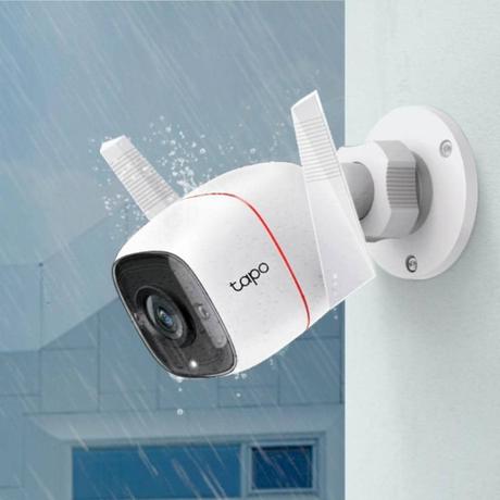 TP-Link Tapo C310 3MP 1296p High Definition Outdoor CCTV Security Wi-Fi Smart Camera , Alexa Enabled , Weatherproof , Night Vision , 2-Way Audio , SD Storage (White)-3