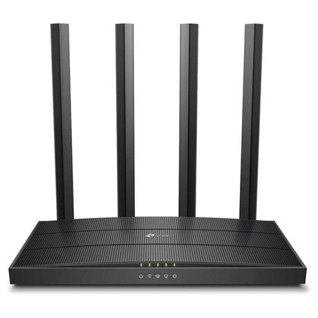 TP-Link Archer AC1200 Archer C6 Wi-Fi Speed Up to 867 Mbps/5 GHz + 300 Mbps/2.4 GHz, 5 Gigabit Ports, 4 External Antennas, MU-MIMO, Dual Band, WiFi Coverage with Access Point Mode, Wireless Router-0