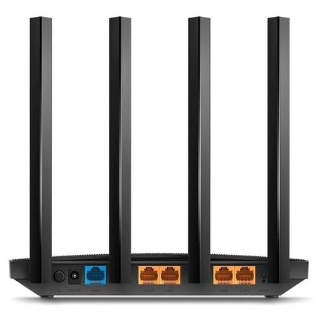 TP-Link Archer AC1200 Archer C6 Wi-Fi Speed Up to 867 Mbps/5 GHz + 300 Mbps/2.4 GHz, 5 Gigabit Ports, 4 External Antennas, MU-MIMO, Dual Band, WiFi Coverage with Access Point Mode, Wireless Router-2
