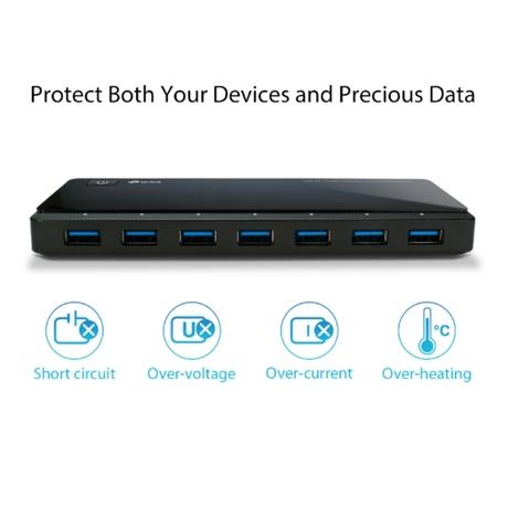 TP-Link UH720 7-Port USB 3.0 Hub Docking Station with Fast Charging-3