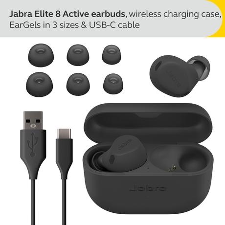 Buy Jabra Elite 8 Bluetooth Earbuds, Upto 56 hrs of playtime