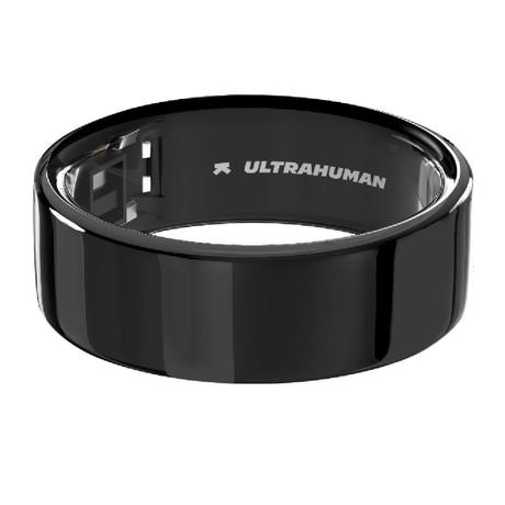 ULTRAHUMAN Ring AIR- S9 Aster Black- Size First with Sizing Kit - Track Sleep, Movement & Recovery Score, Workouts, HR, HRV - Up to 6 Days Battery-2