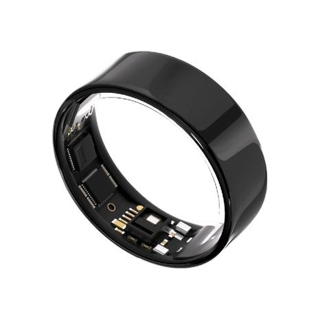 ULTRAHUMAN Ring AIR- S10 Aster Black- Size First with Sizing Kit - Track Sleep, Movement & Recovery Score, Workouts, HR, HRV - Up to 6 Days Battery-1