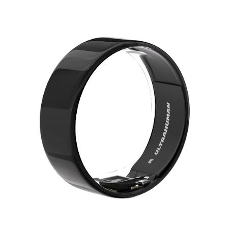 ULTRAHUMAN Ring AIR- S11 Aster Black- Size First with Sizing Kit - Track Sleep, Movement & Recovery Score, Workouts, HR, HRV - Up to 6 Days Battery-0