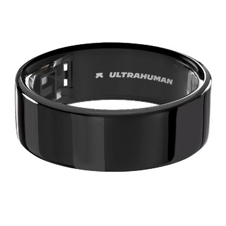 ULTRAHUMAN Ring AIR- S11 Aster Black- Size First with Sizing Kit - Track Sleep, Movement & Recovery Score, Workouts, HR, HRV - Up to 6 Days Battery-2