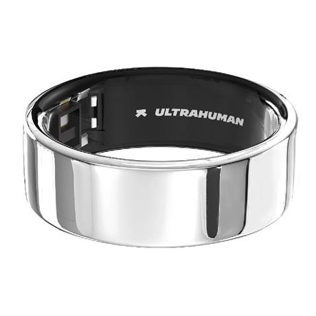 ULTRAHUMAN Ring AIR- S13 Space Silver- Size First with Sizing Kit - Track Sleep, Movement & Recovery Score, Workouts, HR, HRV - Up to 6 Days Battery-2