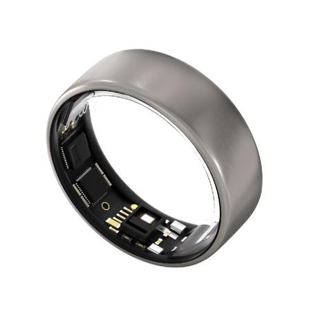 ULTRAHUMAN Ring AIR- S10 Raw Titanium- Size First with Sizing Kit - Track Sleep, Movement & Recovery Score, Workouts, HR, HRV - Up to 6 Days Battery-1