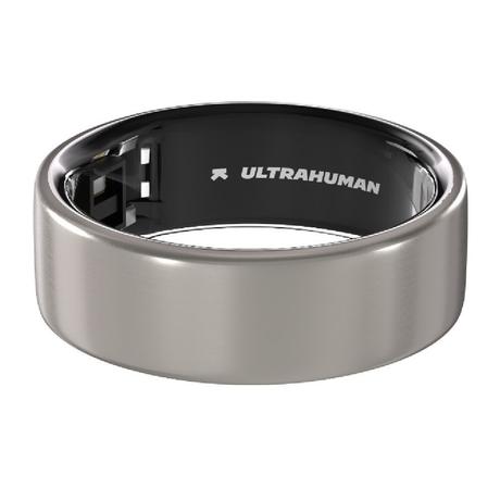 ULTRAHUMAN Ring AIR- S10 Raw Titanium- Size First with Sizing Kit - Track Sleep, Movement & Recovery Score, Workouts, HR, HRV - Up to 6 Days Battery-2