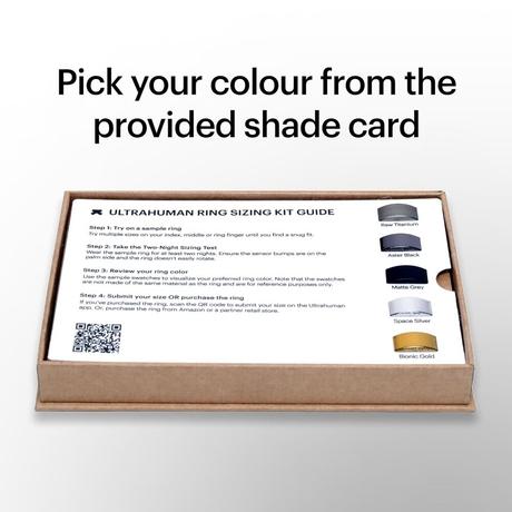 ULTRAHUMAN Ring AIR Sizing Kit, Choose from Sizes 5-14, Sizing Guide for Your Smart Wearable Ring-3
