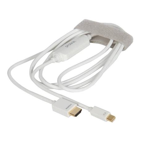 UltraProlink MP340 1.8 m MINI Display Port to HDMI Cable Adapter, White-2