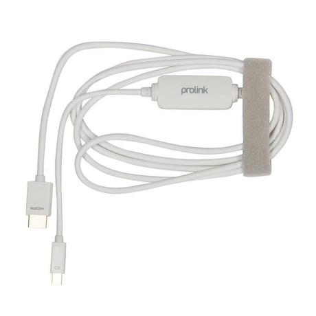 UltraProlink MP340 1.8 m MINI Display Port to HDMI Cable Adapter, White-3